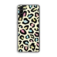 Leopard pattern: Samsung Galaxy S21 Plus Transparant Hoesje