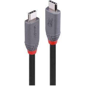 Lindy 36957 USB-kabel USB4 Gen 3x2 1,5 m USB C Zwart