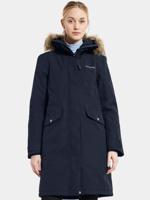 Didriksons Erika Parka Jas Dames Dark Night Blue 36