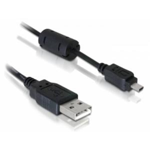 Delock USB-kabel USB 2.0 USB-A stekker, UC-E6 1.83 m Zwart 82414