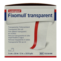 Fixomull Transparent 10m x 5cm 7221600 1 Stuks