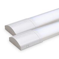 2x LED Batten 60cm - 18W 2520lm (140lm/W) - 6500K daglicht wit - Vervangt 160W - Samsung SMD LED chips - Flikkervrij - IP20 Stofdicht - Onderbouwverlichting