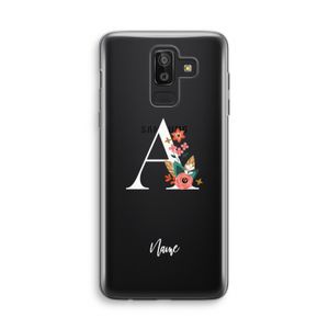 Pink Bouquet: Samsung Galaxy J8 (2018) Transparant Hoesje