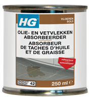 HG Vloeren Tegel & Natuursteen Olie - en Vetvlekken Absorbeerder
