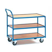 Fetra Hauptartikel 2752 Tafelwagen Staal Poedercoating Laadvermogen (max.): 250 kg Stralend blauw (RAL 5007)
