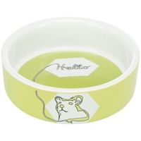 TRIXIE VOERBAK / WATERBAK KERAMIEK STRIP HAMSTER ASSORTI 8 CM - thumbnail