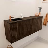 Toiletmeubel Mondiaz Joya | 111.6 cm | Meubelkleur Walnut | Faye wastafel Urban Links | 1 kraangat Toiletmeubel Mondiaz Joya | 111.6 cm | Meubelkleur Walnut | Faye wastafel Urban Links | 1 kraangat