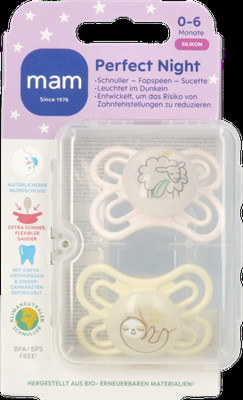 Mam Perfect Night Fopspeen Silicone pure 0-6m Uni 2