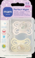 Mam Perfect Night Fopspeen Silicone pure 0-6m Uni 2
