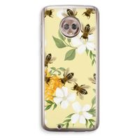 No flowers without bees: Motorola Moto G6 Transparant Hoesje