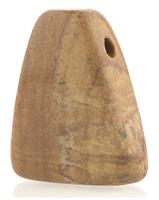 Ruben Robijn Doorboorde hanger fossiel hout (1 st)