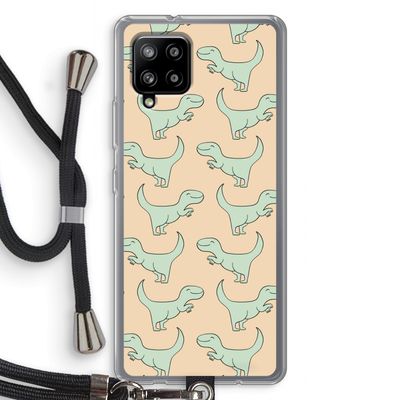 Dinos: Samsung Galaxy A42 5G Transparant Hoesje met koord