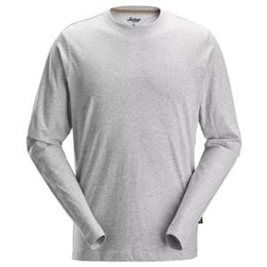 Snickers Workwear 2496 Long Sleeve T-shirt gemeleerd grijs - maat L