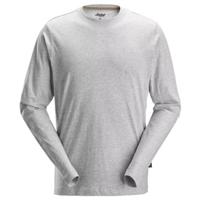 Snickers Workwear 2496 Long Sleeve T-shirt gemeleerd grijs - maat L