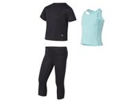 CRIVIT Kinder sportset (Zwart/blauw, 110/116)