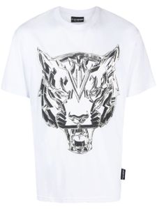 Plein Sport t-shirt SS Chrome en coton - Blanc