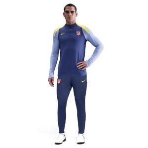 Nike Atletico Madrid Strike Trainingspak 1/4-Zip 2025-2026 Donkerpaars Donkerblauw Geel
