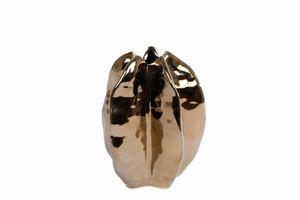 Vaas Carambola S brons aardewerk