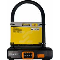 Stahlex superlock Cijferslot/beugelslot- zinklegering en staal - zwart 17,5 x 25 cm