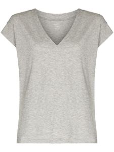 FRAME t-shirt Grey à col v - Gris