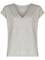 FRAME t-shirt Grey à col v - Gris