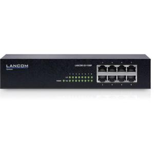 Lancom Systems GS-1108P Unmanaged Gigabit Ethernet (10/100/1000) Power over Ethernet (PoE) Zwart