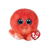 TY teeny puffies octopus knuffel sheldon 10 cm - thumbnail