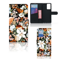 Hoesje voor Xiaomi Redmi Note 10 Pro Dark Flowers - thumbnail