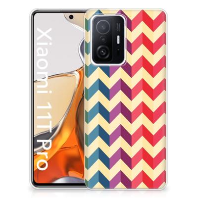 Xiaomi 11T | 11T Pro | TPU bumper | Zigzag Multi Color Xiaomi 11T | 11T Pro | TPU bumper | Zigzag Multi Color
