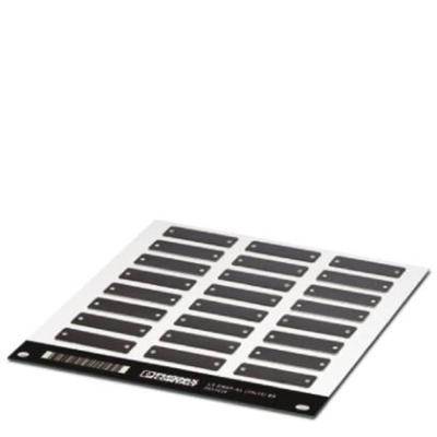 Phoenix Contact 0831626 LS-EMSP-AL (39X15) BK Apparaatmarkering Montagemethode: Schroeven, Nieten Zwart Aantal markeringen: 120 5 stuk(s)