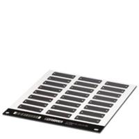 Phoenix Contact 0831626 LS-EMSP-AL (39X15) BK Apparaatmarkering Montagemethode: Schroeven, Nieten Zwart Aantal markeringen: 120 5 stuk(s)