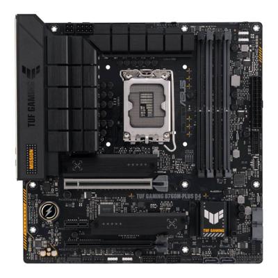 Asustek Computer TUF GAMING B760M-PLUS D4 Moederbord Socket Intel LGA 1700 Vormfactor Micro-ATX Moederbord chipset Intel® B760