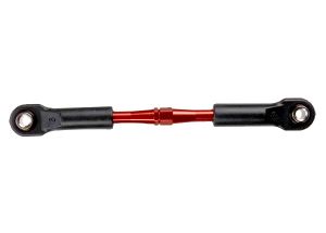Turnbuckle, aluminum (red-anodized), camber link, rear, 49mm (1) (assembled with rod ends & hollow balls)(see part 3741x for complete camber link set)