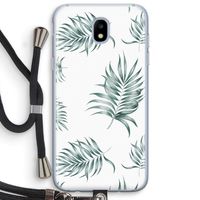 Simple leaves: Samsung Galaxy J5 (2017) Transparant Hoesje met koord