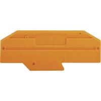WAGO 282-334 Afsluit- en scheidingsplaat Grijs 1 stuk(s)