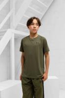 Under Armour Tech 2.0 T-Shirt Kids Donkergroen - Maat 128 - Kleur: Donkergroen | Soccerfanshop