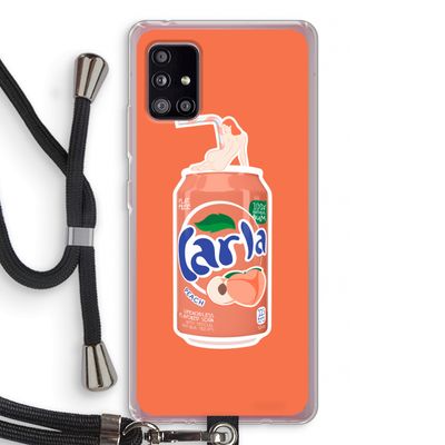 S(peach)less: Samsung Galaxy A51 5G Transparant Hoesje met koord
