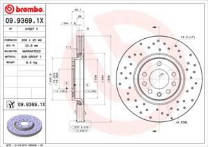 Brembo Remschijven 09.9369.1X