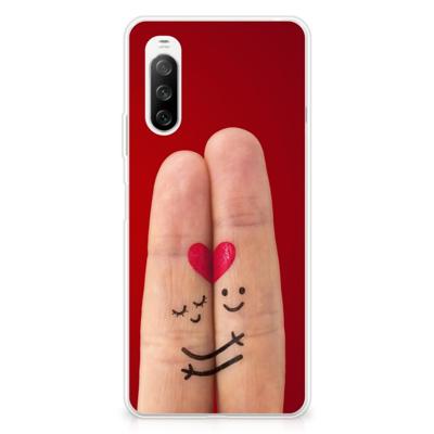 Sony Xperia 10 III | Sillicone Back Cover | Liefde - Origineel Romantisch Cadeau