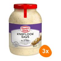 Gouda's Glorie - Knoflooksaus - 3x 3 ltr