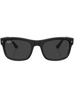 Ray-Ban logo-plaque square-frame sunglasses - Noir