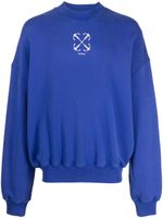 Off-White sweat en coton à motif Arrows - Bleu - thumbnail