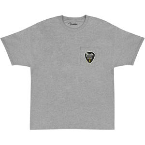 Fender Pick Patch Pocket Tee Athletic Gray XL