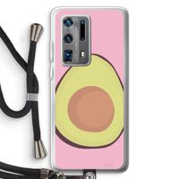 Avocado: Huawei P40 Pro Plus Transparant Hoesje met koord