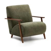 Kave Home Meghan fauteuil Green walnoot