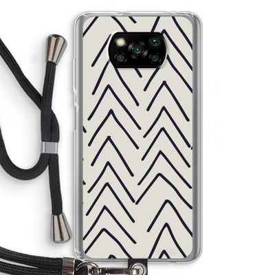 Marrakech Arrows: Xiaomi Poco X3 Pro Transparant Hoesje met koord