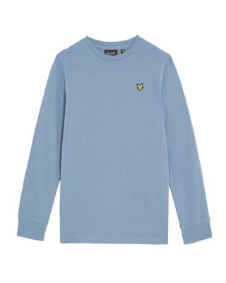 Lyle & Scott winter t-shirt jongens - blauw - longsleeve
