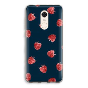 Framboosjes: Xiaomi Redmi 5 Transparant Hoesje