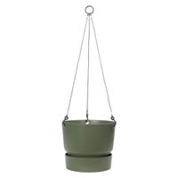 Elho greenville hanging basket 24 leaf green