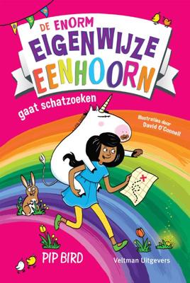 De enorm eigenwijze eenhoorn gaat schatzoeken (Hardback)
